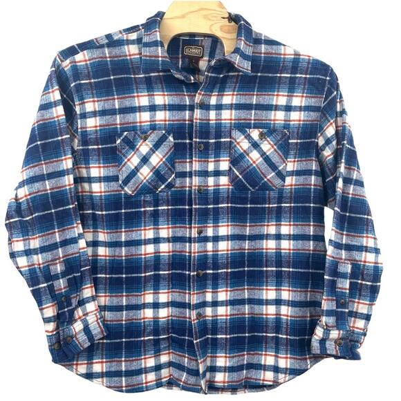 C.E. Schmidt Heavyweight Flannel Shirt 2X XXL Mens Multicolor Plaid - Picture 1 of 3